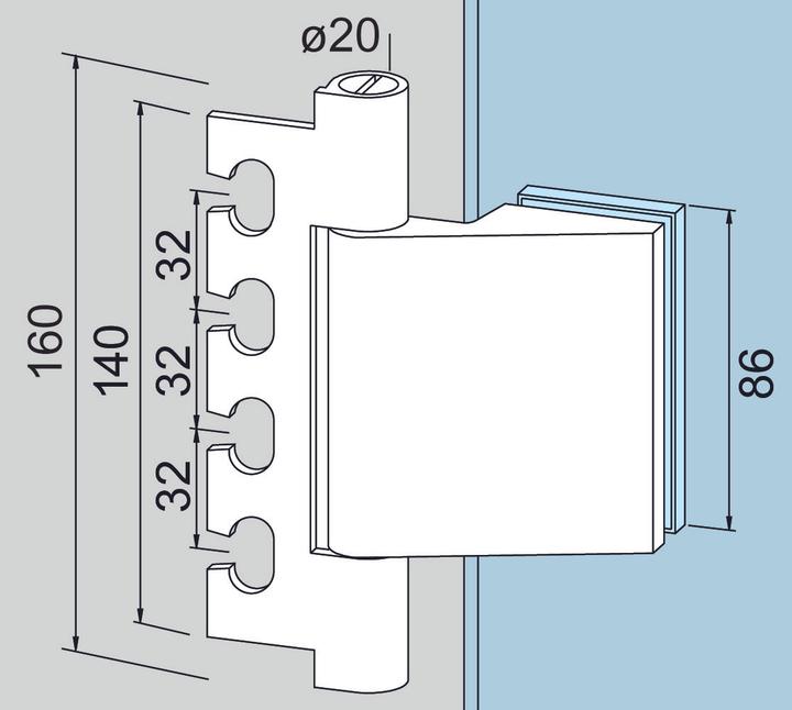 Dormakaba Glast+AMMAvA-rband Junior Office Classic
