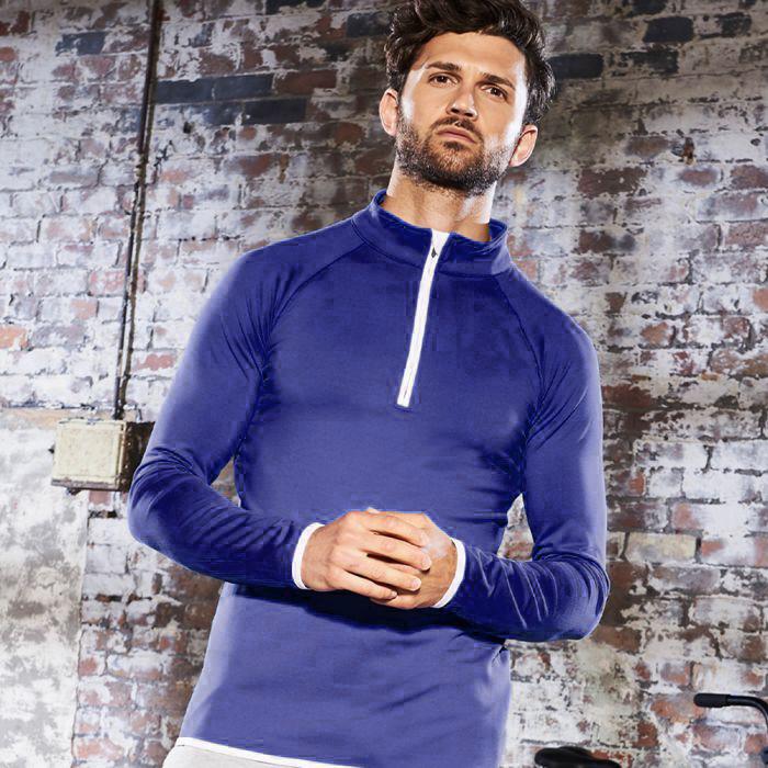 Actual product image Awdis Just Cool Sweatshirt With Zipper To Chest (M)