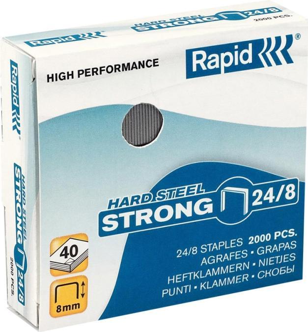 Image du produit Rapid 24859200 Pack d'agrafes 2000 Agrafes (2000x)