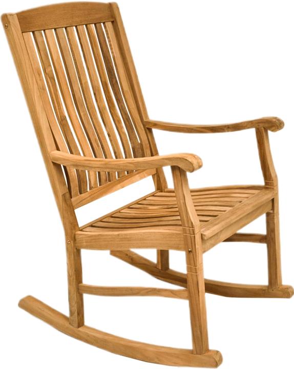 Endorphin Teakholz Schaukelstuhl – stilvolle Entspannung für drinnen & draussen