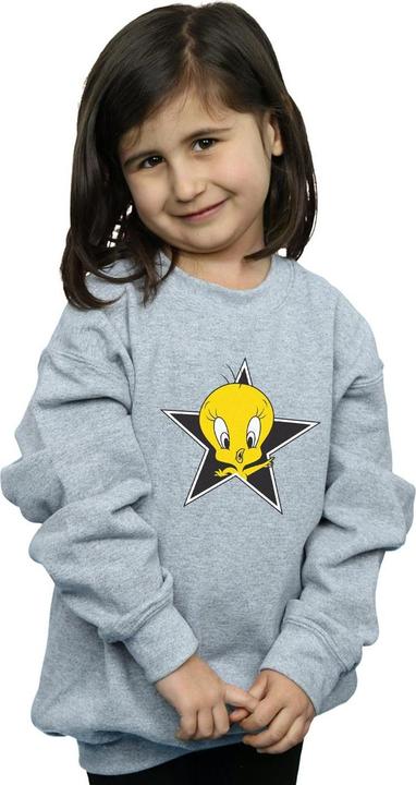 Produktbild Looney Tunes Tweety Pie Star Sweatshirt Mädchen (152, 158)