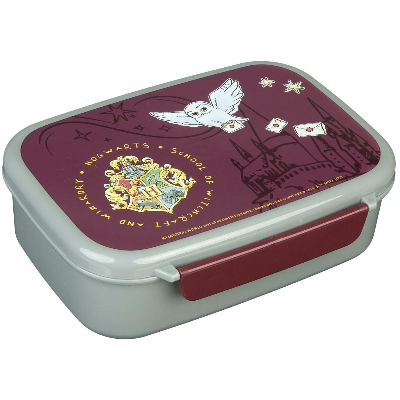 Thumbnail - Scooli Lunchbox Harry Potter Rotbraun/Grau, Lunchbox, Grau, Braun