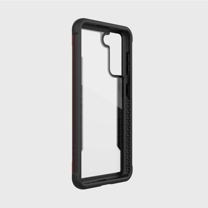 Actual product image Puro DĖKLAS X-Doria Raptic Shield aluminiowe Samsung Galaxy S21 (Antimicrobial protection) (Raudona) (Samsung Galaxy S21+)