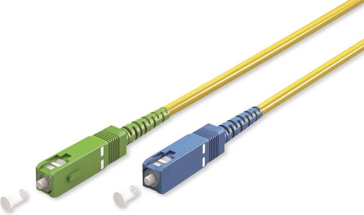 Image du produit Goobay Câble à fibre optique FTTH, monomode OS2 jaune, jaune simplex, 0,5 m (S/UTP, CAT6, 0.50 m)