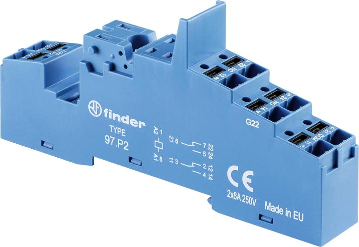 Produktbild Finder Relaissockel 1 St. 97.P2 Serie 46, Serie 99, Serie 86 46.52, 99.02, 86 (Relaissockel)