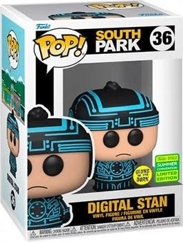 Actual product image Funko POP! South Park Digital Stan Phosphorescente Summer Convention 2022