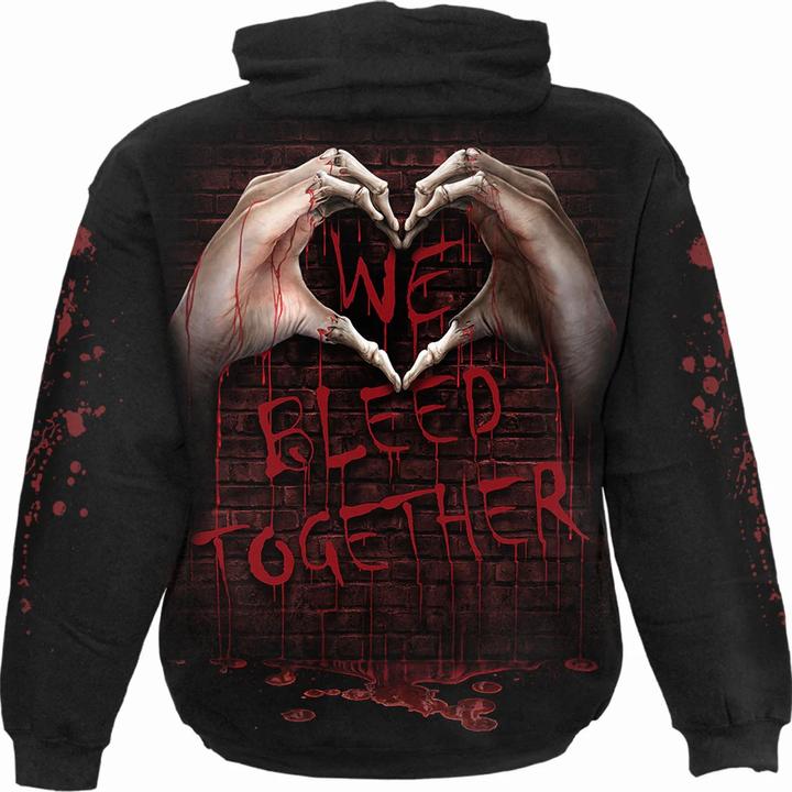 Produktbild Spiral We Bleed Together Kapuzenpullover (L)