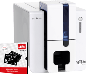 Actual product image Evolis Edikio Flex Price Tag Sol. 100 long Cards black cards - Printer - Coloured (300 dpi)