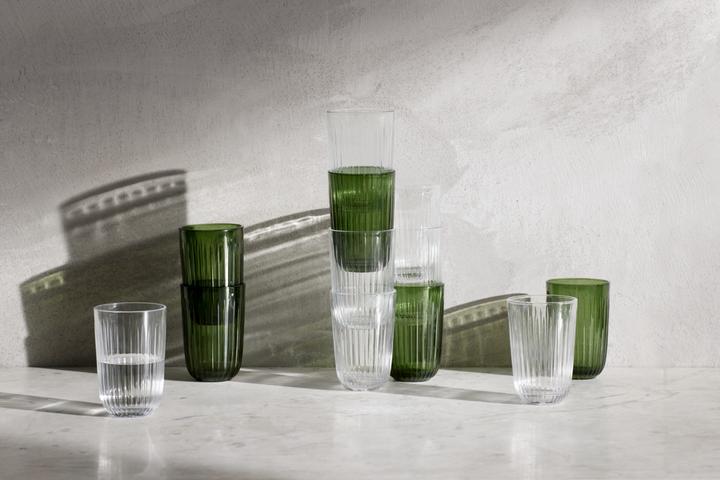 Productafbeelding Kähler Hammershøi Waterglas Groen 37 cl, 4 st. (693073) (0.37 l, 4x)