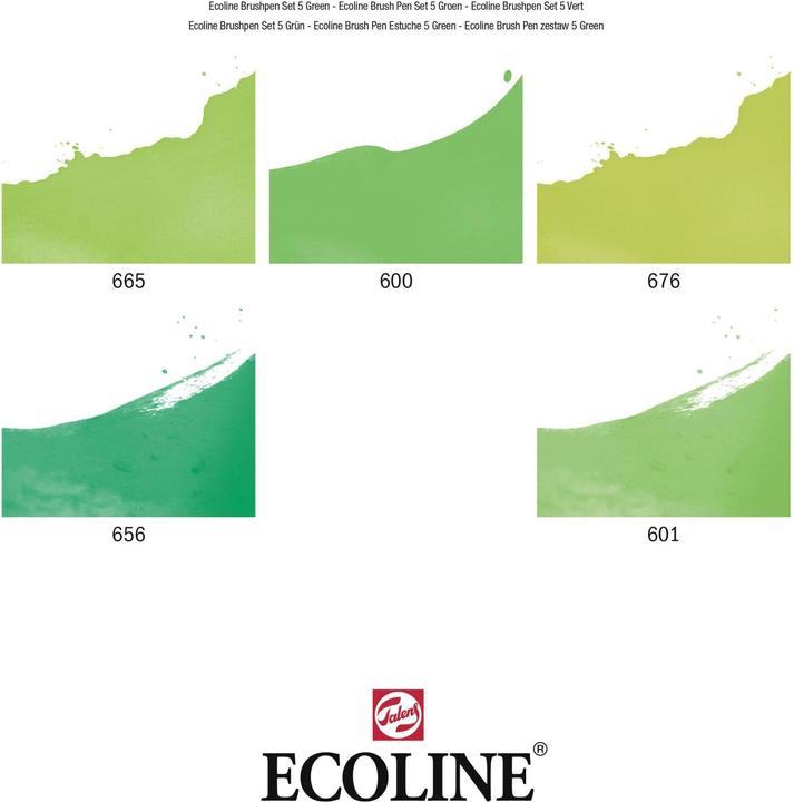 Actual product image Talens Ecoline (5 x)