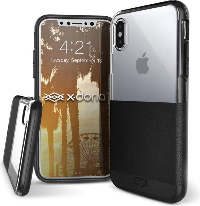 Xdoria Coque Dash Noir Pour Iphone X/Xs (Apple iPhone X, Apple iPhone XS)