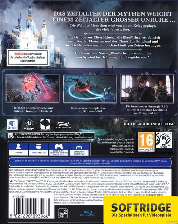 Immagine prodotto Square Enix La cronaca di DioField (PS4) (PS4, DE)