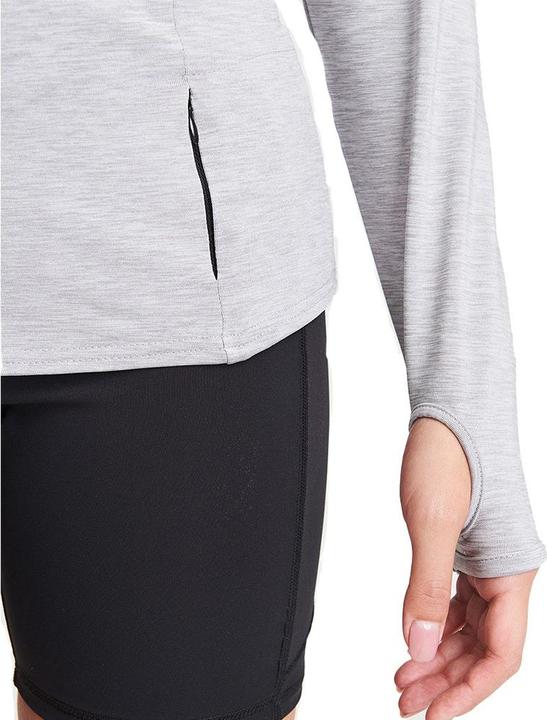 Actual product image Awdis Womens/Ladies Cool-Flex Half Zip Long-Sleeved Base Layer Top (38)