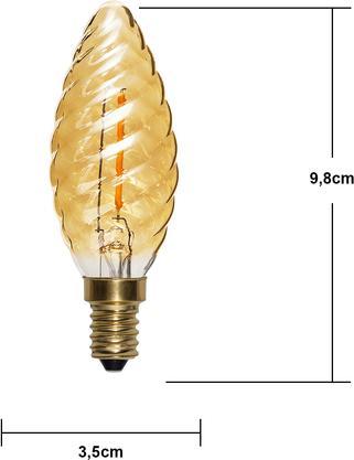 Actual product image Star Trading LED Bulb E14 TC35 Soft Glow (E14, 70 lm, 1x)