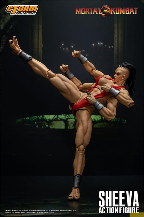 Actual product image Storm Collectibles Mortal Kombat figurine 1/12 Sheeva 18 cm