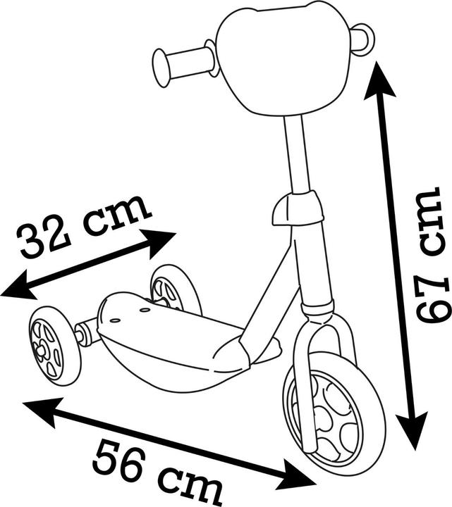 Actual product image Dickie Scooter Minnie 3-rädrig