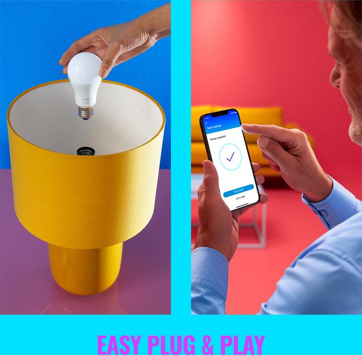 Actual product image WiZ 8720169075610 (E27, 806 lm, 3x)