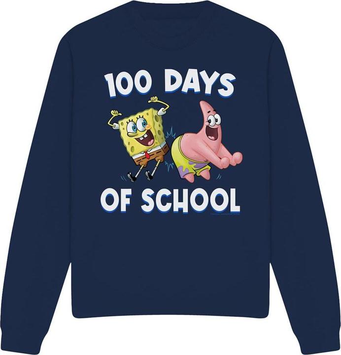Produktbild Spongebob Squarepants 100 Days Of School Sweatshirt (M)