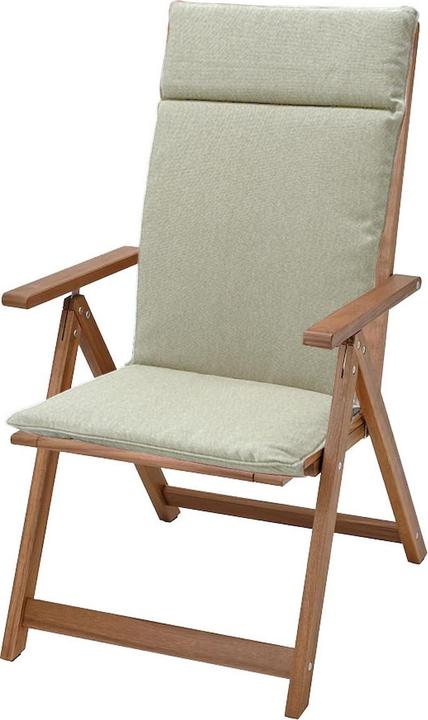 Produktbild Natura Punto Gartenstuhl Hochlehner-Auflage by Madison, 4er Set (120 x 50 cm)