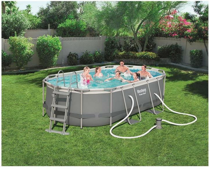 Immagine prodotto Bestway Set ovale in acciaio Power (424 x 250 x 100 cm)