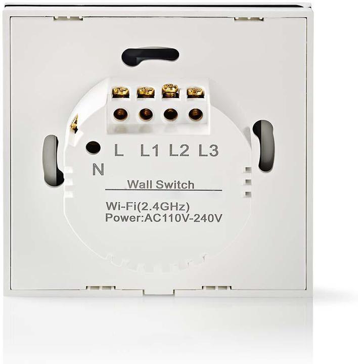 Actual product image Nedis Smartlife WIFI Wall Switch Wi-Fi Shade/Curtain Wall Mount 300 W AndroidT