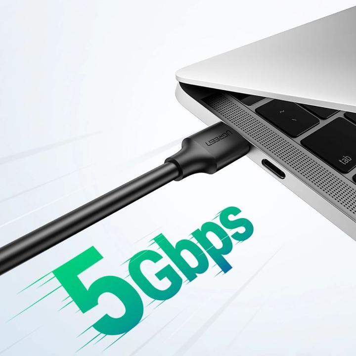 Actual product image Ugreen USB 3.0 A-A Cable 3m (black) (3 m, USB 3.2 Gen 1)
