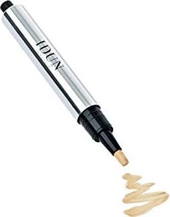 Actual product image IDUN Minerals Concealer Raps yellow shade / beige light reflective (001 Raps for Women)