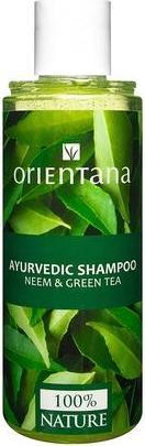 Actual product image Orientana Neem and Green Tea Hair Shampoo 210ml - Natural Vegan Formula for Hair Loss and Scalp Issu (210 ml)