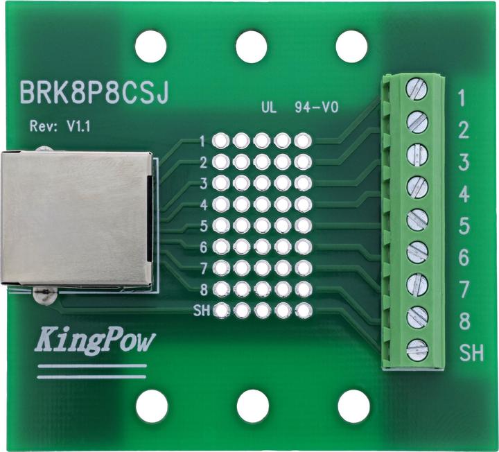Produktbild InLine ® Terminalblock, RJ45 Buchse, gerade, für Hutschiene (Netzwerk Zubehör)
