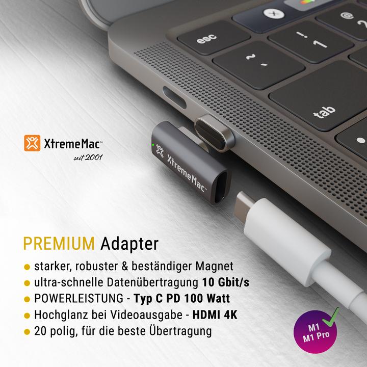 Immagine prodotto XtremeMac Magnetic Type-C Adapter (0.03 m, USB 3.0)