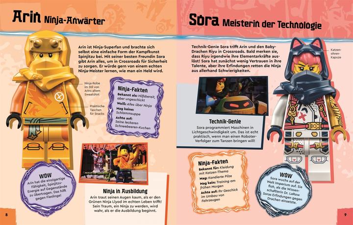 Actual product image LEGO® NINJAGO® Aufstieg der Drachen Der ultimative Ninja-Guide (German, Shari load, 2024)