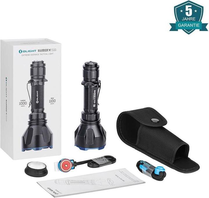 Actual product image Olight Warrior X Turbo (15.70 cm, 1100 lm)