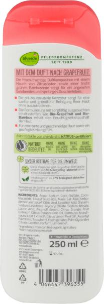 Produktbild dm alverde Duschgel Grapefruit Bambus (250 ml)