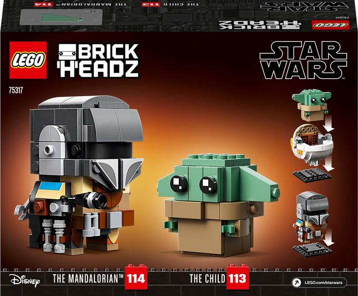 Actual product image LEGO The Mandalorian and the child (75317, LEGO Star Wars)