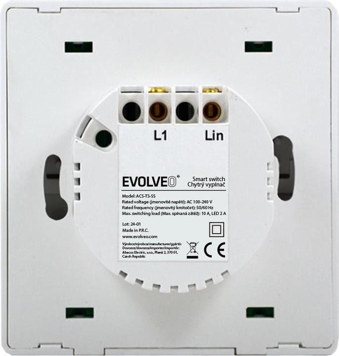 Image du produit Evolveo Double commutateur WiFi, smart switch