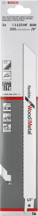 Image du produit Bosch Professional Zubehör Lame de scie sabre S 1122 HF