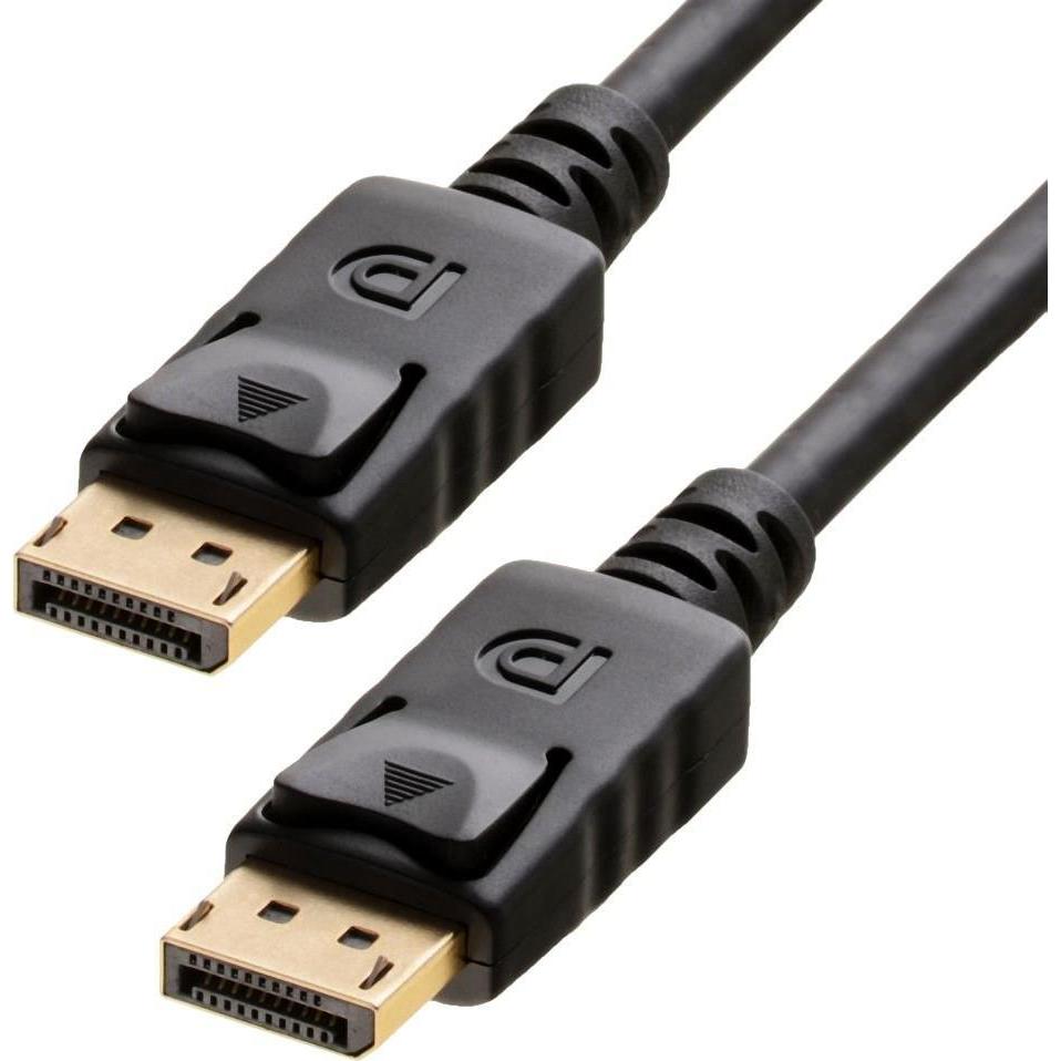 Helos Cavo DisplayPort (1 m), Cavo video, Nero
