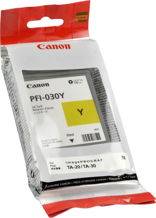 Actual product image Canon Ink cartridge yellow (Y)