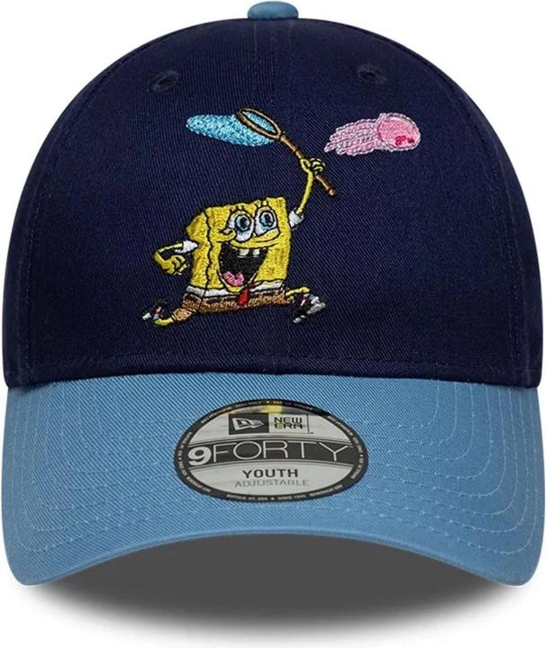 Produktbild New Era 9Forty Strapback Kinder Cap - SpongeBob navy - Child