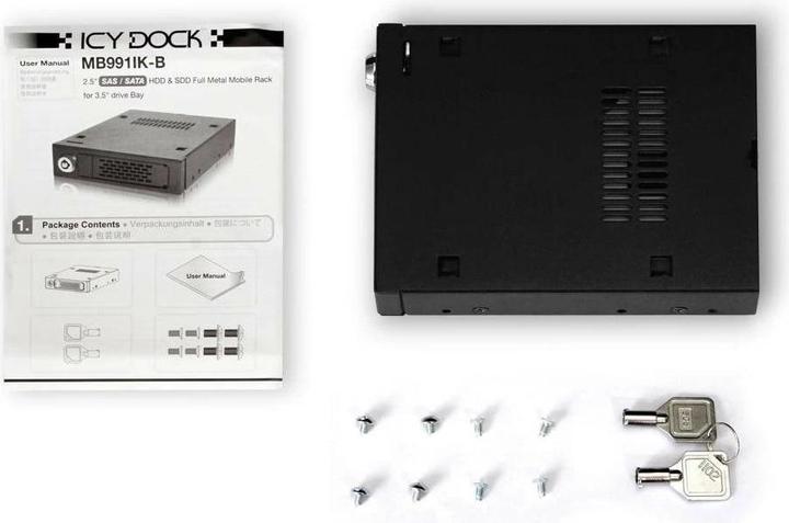 Produktbild Icy Dock Wechselrahmen 2.5" MB-991IK-B