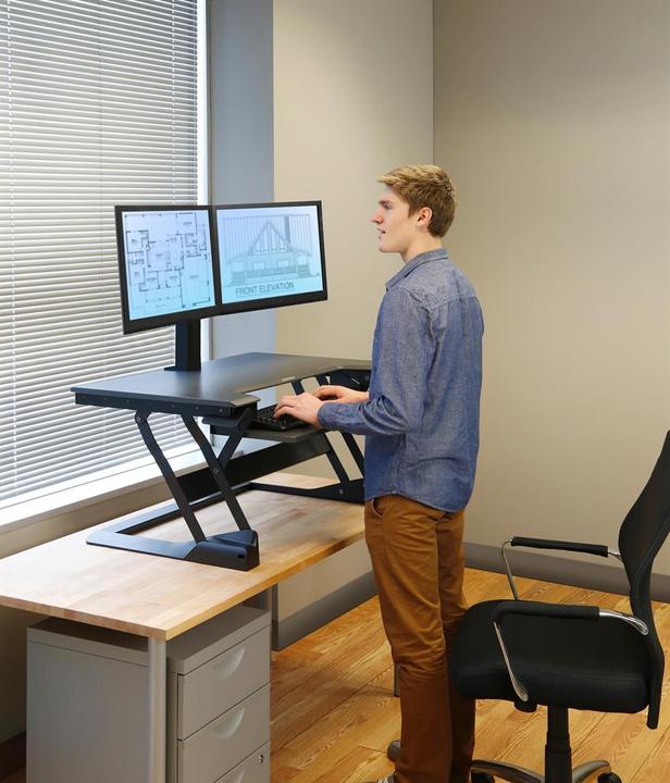 Produktbild Ergotron WorkFit Steh-Sitz Arbeitsplatz