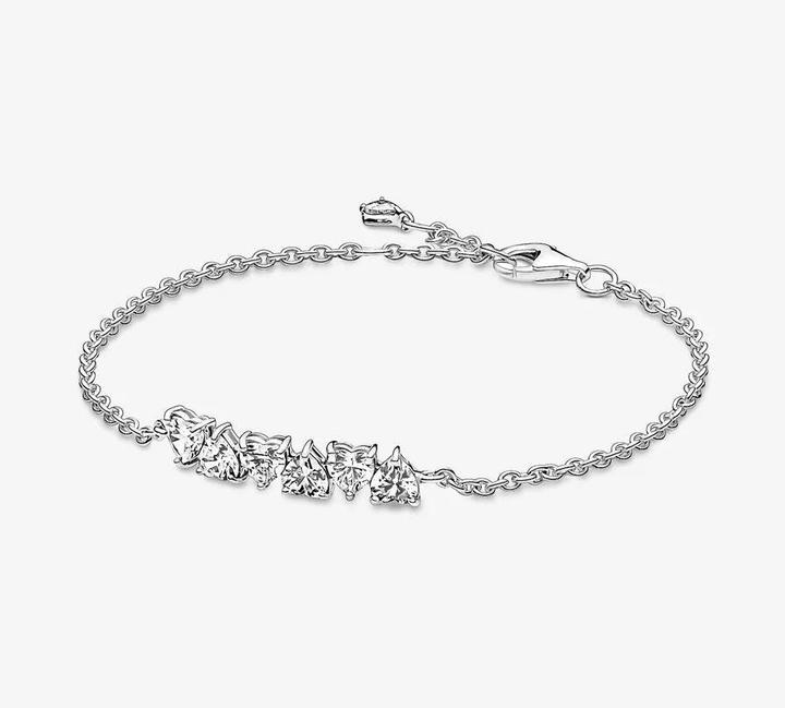 Produktbild Pandora Armband Endlose Herzen (18 cm, Sterling Silber 925)
