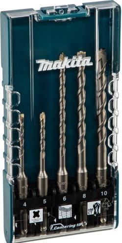 Actual product image Makita Masonry drill bit set (4, 5, 6, 8 mm and 10 mm)