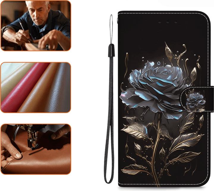 Immagine prodotto Cover-Discount Galaxy S25 Ultra - Tasche Hülle mit Blüten Motiv (Samsung Galaxy S25 Ultra)