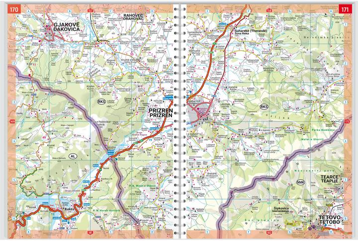 Produktbild Westbalkan, Strassenatlas 1:150.000, freytag & berndt