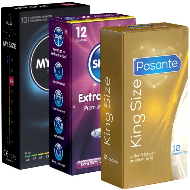 Produktbild Kondomotheke B3 XXL Mix C - 3x grosse Kondome (34 Stk.)