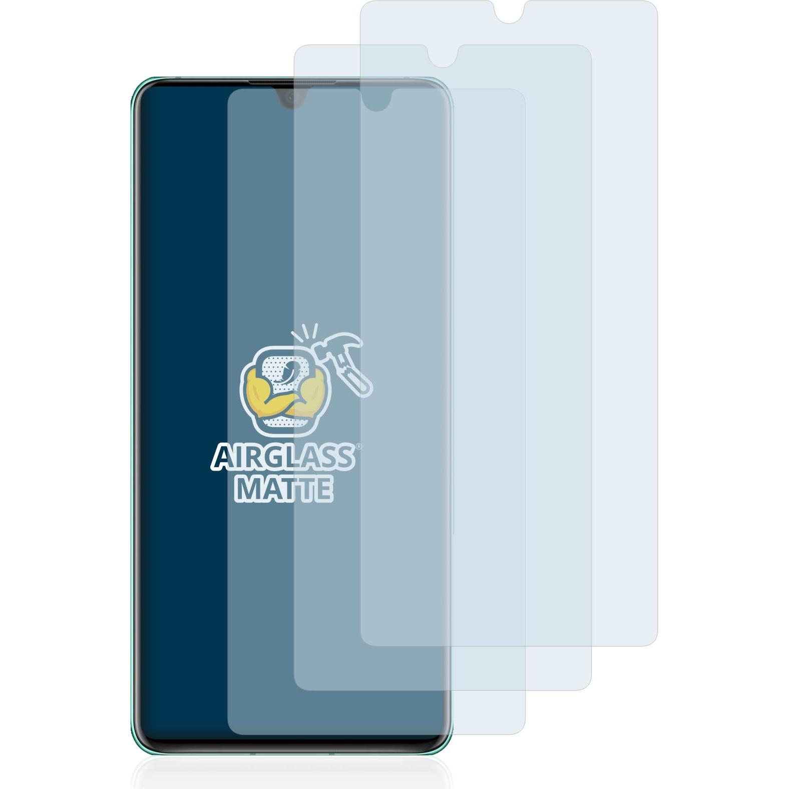 Thumbnail - BROTECT AirGlass Panzerglasfolie Matt (3 Stück, Huawei P30), Smartphone Schutzfolie, Grau
