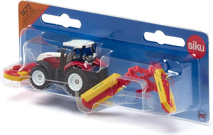 Immagine prodotto Siku Steyr con la combinazione di falciatrice Pöttinger