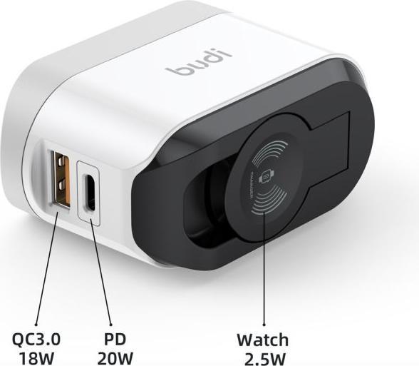 Produktbild Budi Wireless charger, USB-C 20W (20 W)