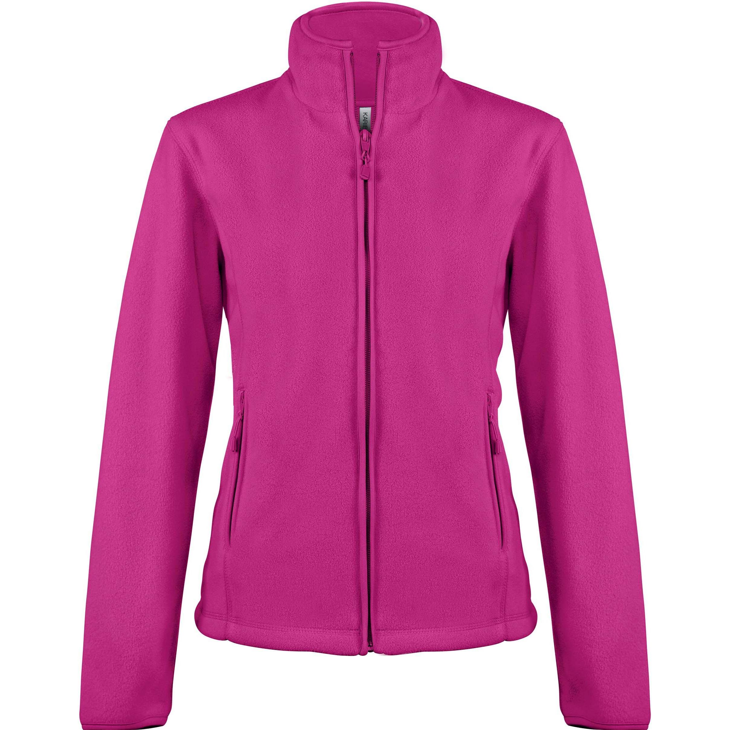 Kariban, Damen, Jacke, Micropolaire Maureen (XL), Rosa, XL